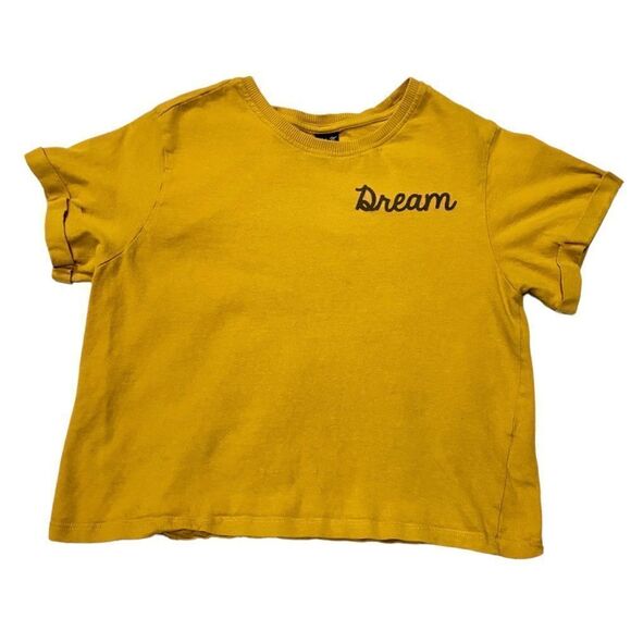 Vibe N' Yellow Short Sleeve California Dreamin' 1997 Baby Crop Tee - Picture 2 of 5